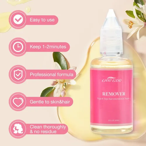 Removedor Adhesivo Para Extensiones De Cabello Goo Goo 30 Ml