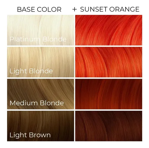 Tinte Para El Cabello Arctic Fox Semipermanente Sunset Orang
