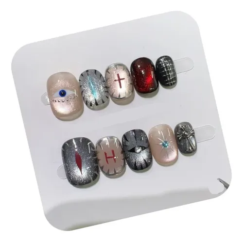 Calidad Superior Parches De Arte De Uñas Góticos De Nicho