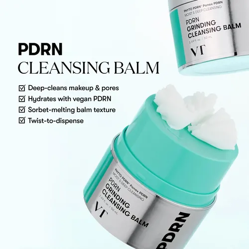 Bálsamo Limpiador Vt Cosmetics Pdrn Grinding Vegano 50 Ml