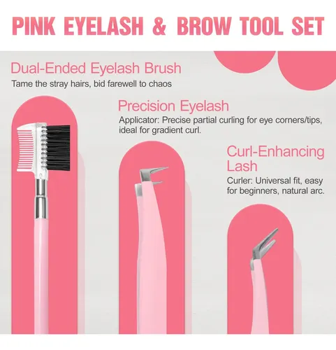 Kit De Pinzas Para Cejas Nxppyy 17 En 1 Para Mujer Con Tijer