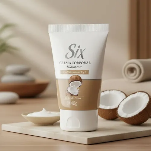 Crema Corporal Six Coco 40 G