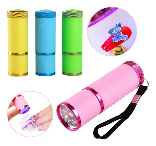 Linterna UV/LED de para uñas esculpidas y gelificadas portátil