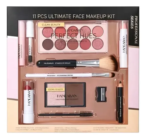 Set De Maquillaje Con 11 Artículos – Set De Cosméticos De 11