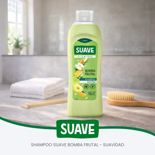 Shampoo Suave Bomba Frutal Suavidad 930ml Mix Vitaminas