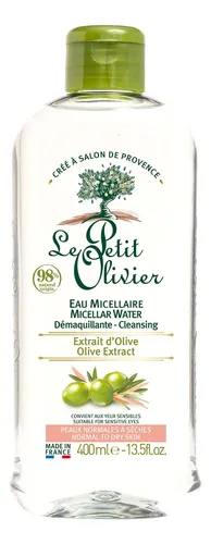 Agua Micelar Con Extracto De Oliva Le Petit Olivier, 13.5 Oz