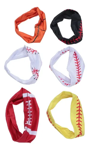 Diadema Deportiva Para El Cabello, 6 Unidades, Elástica