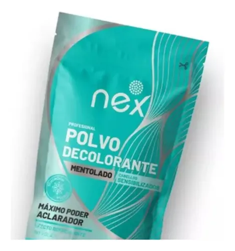 Polvo Decolorante Mentolado Nex 700g Cabellos Sensibilizados