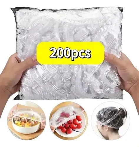 200 Tapas Desechables Para Placas De Plástico