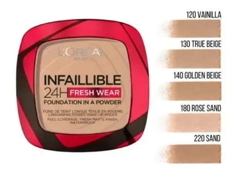 Base Infalible En Polvo 24hs De Loreal  Fresh Wear Masaromas