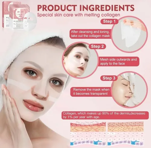 Máscara Bio Colágeno Absorbible Viral Soulgirl X10