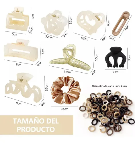 Pinzas For El Cabello Broches Cabello De Pelo Mujer 65 Pcs