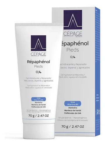 Cepage Repaphenol Pieds Gel Hidratante Reparador Nutritivo Para Pies Secos Ásperos Agrietados