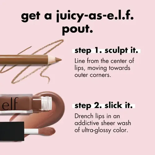 Elf Lip Liner Cream Glide Mauve Aside