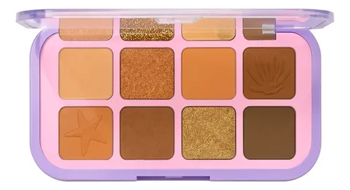 Paleta Tono 01 Sombras De Ojos 12 Colores Mate Brillante Maquillaje Rostro Veoquiero