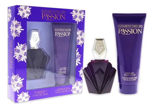 Passion By Elizabeth Taylor Para Mujer – Set Regalo 2 Piezas: 74ml Edt Y 201ml Loción Corporal