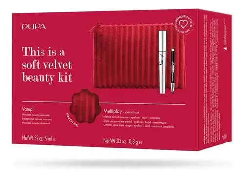 Pupa Kit Vamp! Mascara + Multiplay + Necesaire