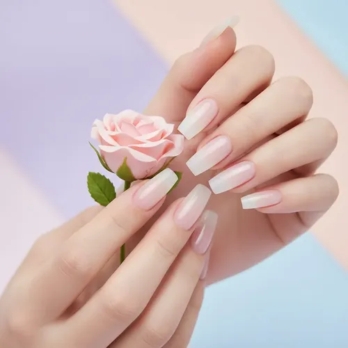 Tips Softgel Cuadrada Prelimados Mely 240 Pcs Uñas