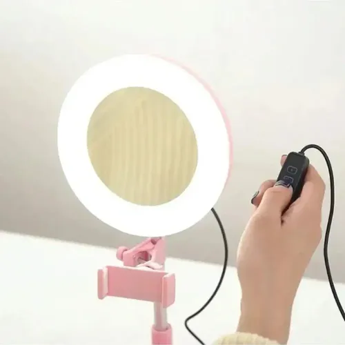 Espejo De Maquillaje Portátil Con Luz Led De Alta Definición