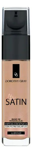 Base de maquillaje cremosa Dorothy Gray Satin tono bronce satinado 03 30g