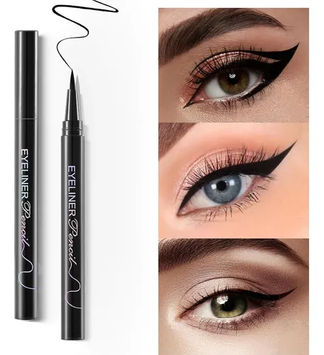 Delineador Líquido Negro Mooglamor 12 Piezas Ultrafino