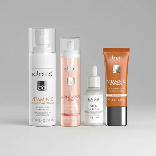 Kit Rutina Skincare Hidratacion Antiage Piel Mixta Idraet