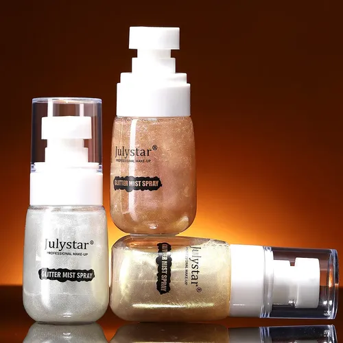 Spray Con Purpurina Para Maquillaje Brillante Para Rostro Y
