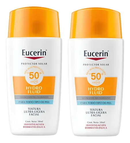 Combo X2 Eucerin Protector Solar Hydro Fluid Fps 50 50ml