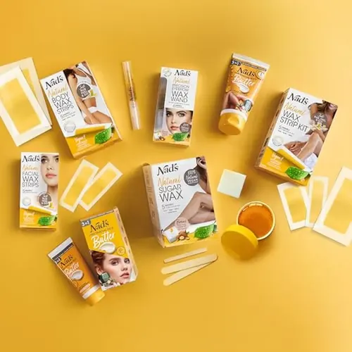 Kit De Tiras De Cera Nad’s, Depilación Natural Con Cera Para