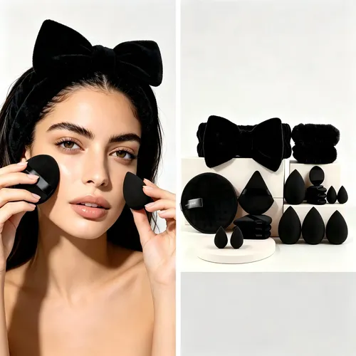 Esponjas De Maquillaje Set Completo, Aplicación Base 20pcs