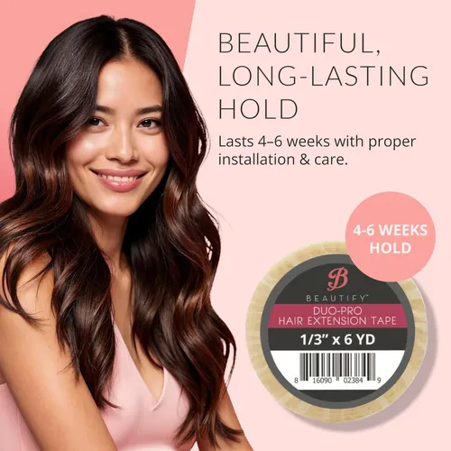 Cinta Para Extensiones De Cabello Walker Tape Duo-pro 0,8 Cm