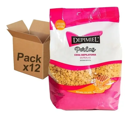 Cera Depilatoria En Perlas Depimiel Sistema Español 200g X12