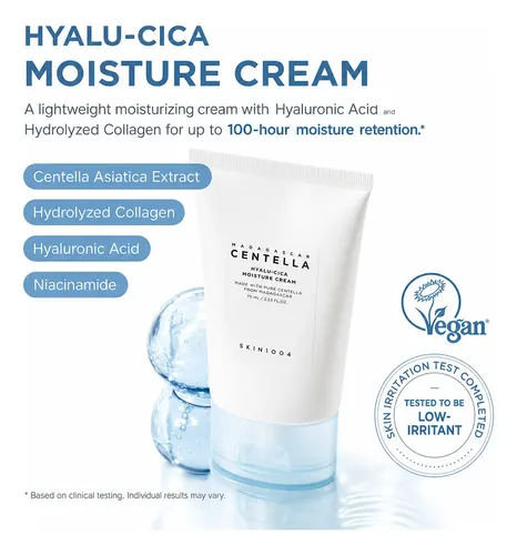 Crema Ácido Hialurónico Skin1004 Hyalu Cica Coreana