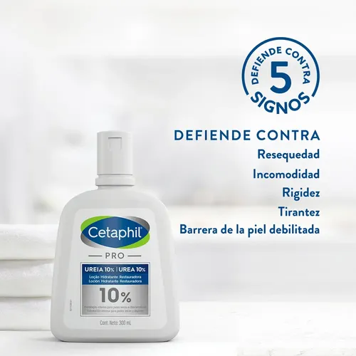 Loción Hidratante Restauradora Cetaphil PRO Urea al 10% para Pieles Extremadamente Secas x 300 Ml