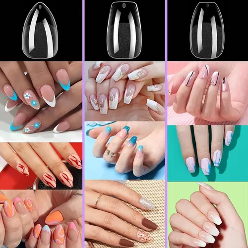Extensiones De Uñas Bluezoo Soft Gel Tips 360 Piezas 3