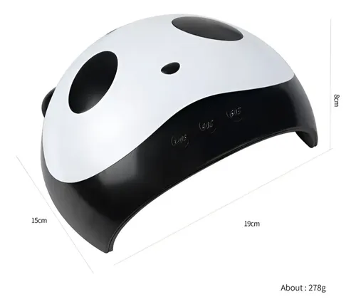 Cabina Led Panda Uv Profesional 36w Uñas Esculpidas 3 En 1