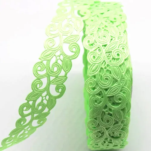 Lazos Para El Pelo Con Borde De Cinta Hueca De 25 Mm, 5 Yard