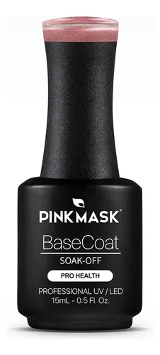 Gel Color – Rubber Base Coat – Sparkly Pink Sparkly Pink