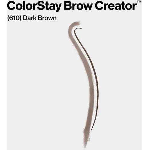 Lápiz 2 En 1 Cejas Revlon Colorstay Brow Creator Dark Brown