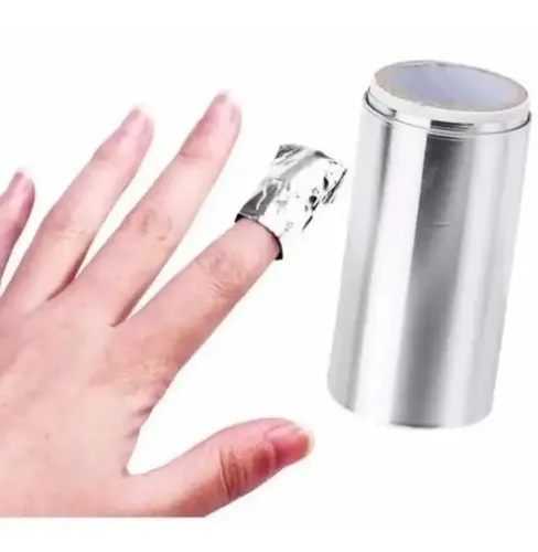 Papel Aluminio Para Uñas Removedor Acrílico Gel Semip Oferta