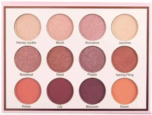 Paleta De Sombras Beauty Creations Eye Bloom 100% Eye Bloom