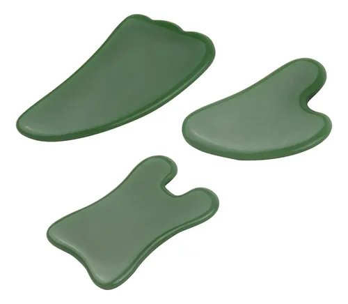 Juego De Herramientas De Masaje Jade Gua Sha, Kit De &uf