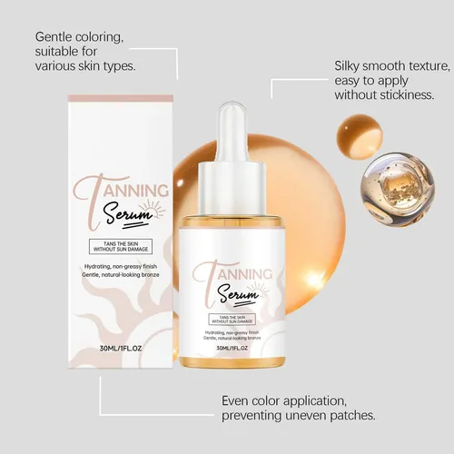 Self Tanner Face Tanning Serum Buildable Sunless Bronze