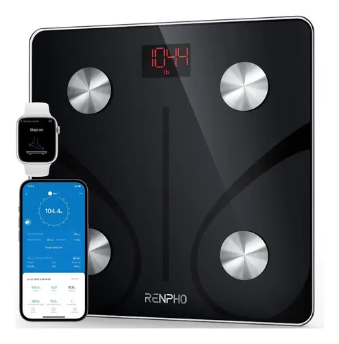 Báscula Inteligente Renpho Monitor De Grasa – Negro