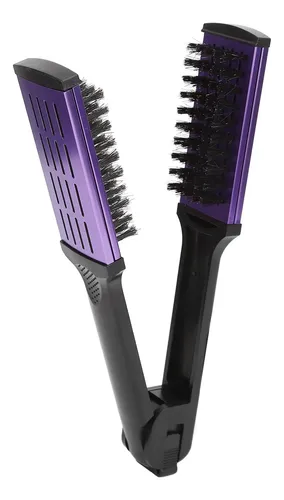 Cepillo Plano Con Pinza Para Alisar El Cabello, De Para