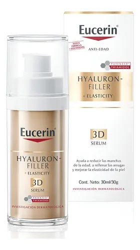 Eucerin Hyaluron Filler + Elasticity Serum 3d Reafirmante Momento De Aplicación Día/noche Tipo De Piel Normal