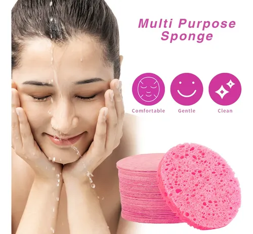 Gainwell Esponjas Faciales, Absorbentes, Set De 50 Ab
