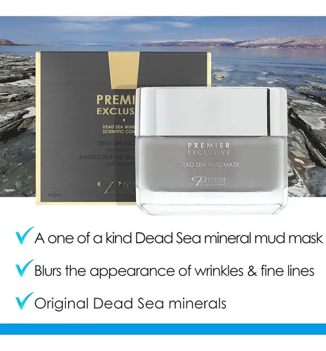 Mascarilla Dead Sea Premier: Arcilla Mineral Para Poros Con