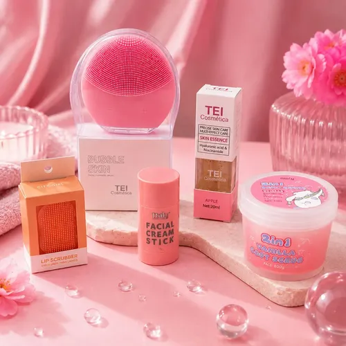 Combo Skincare Mely Exfoliante+cepillo Limpiador+ Mascarilla