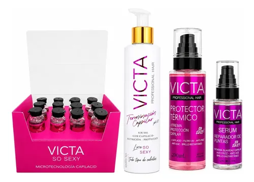 Kit Victa Protector + Serum + Terminador + 12 Ampollas